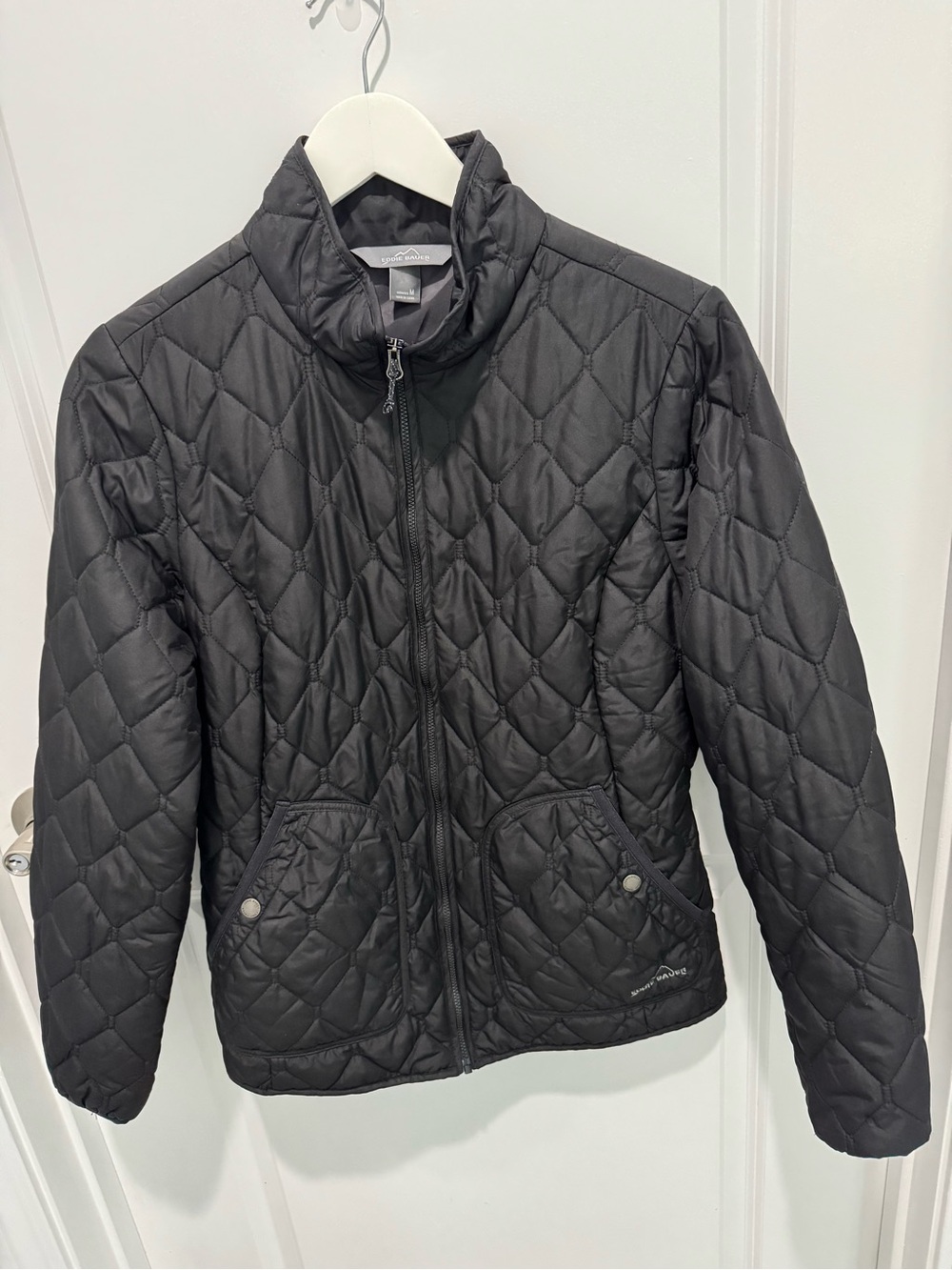 Eddie Bauer Black Quilted Women’s Jacket M NWOT Excellent New Never Worn